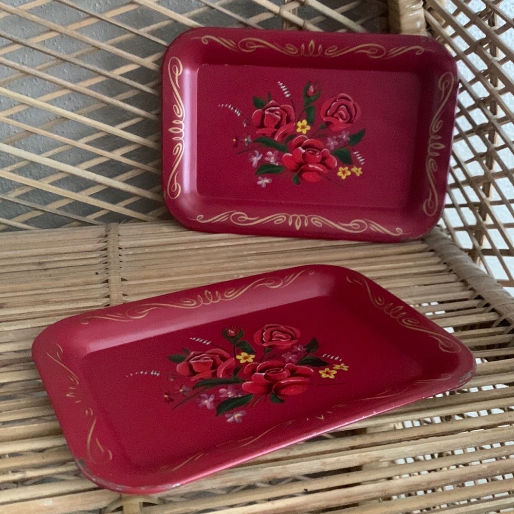 Vintage Tray Set